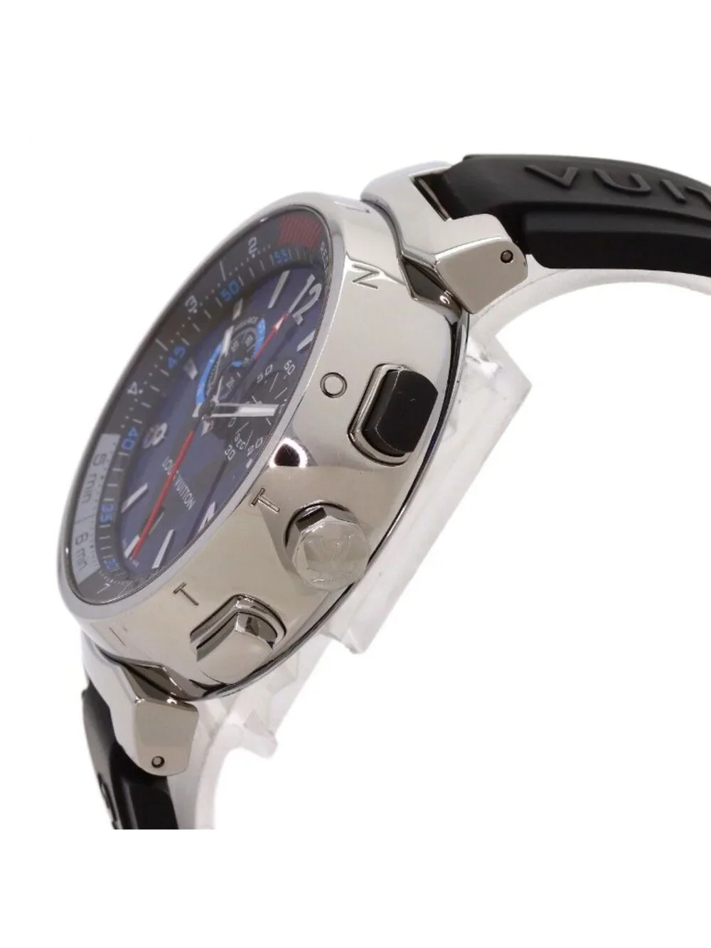 Louis Vuitton Tambour Cup Regatta Watch SS Rubber